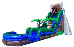 jurassic20rush20water20slide20inflatable20rental20tulsa20ok 1 24ft Jurassic Rush Water Slide w/ Pool